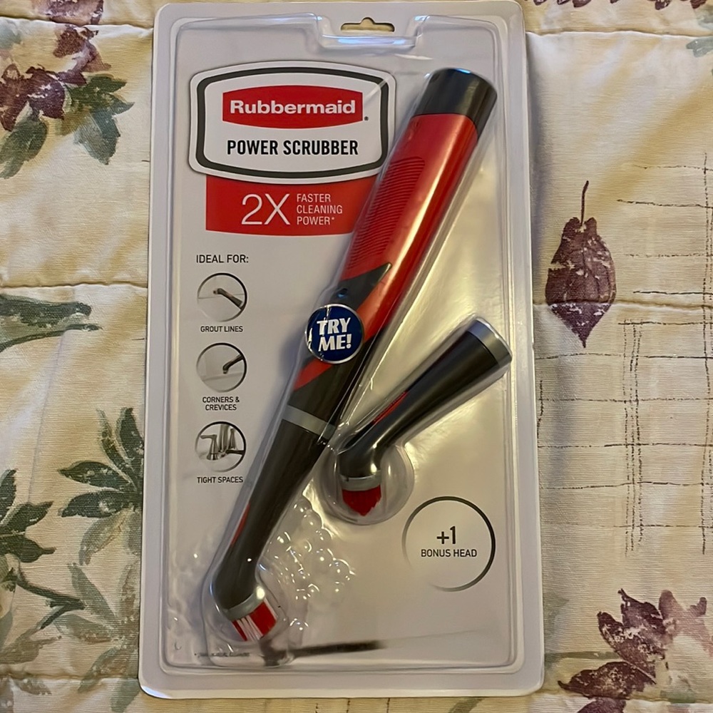 Rubbermaid power scrubber